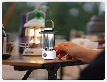 LED кемпінговий ліхтар AuRiver: портативна лампа з USB зарядкою, 3 режими світла, IPX3, для кемпінгу, намету, дому та надзвичайних ситуацій