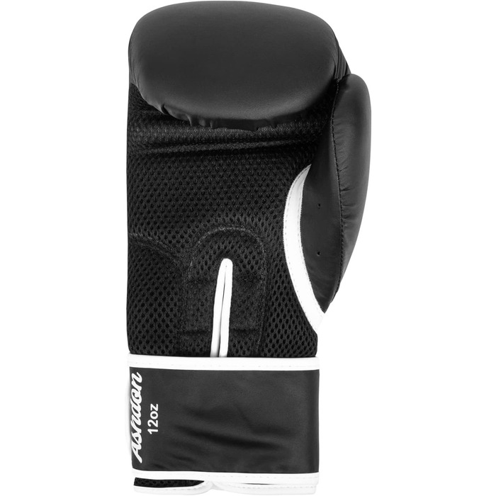 Боксерські рукавички Lonsdale Ashdon 12 унцій, унісекс, чорні/білі