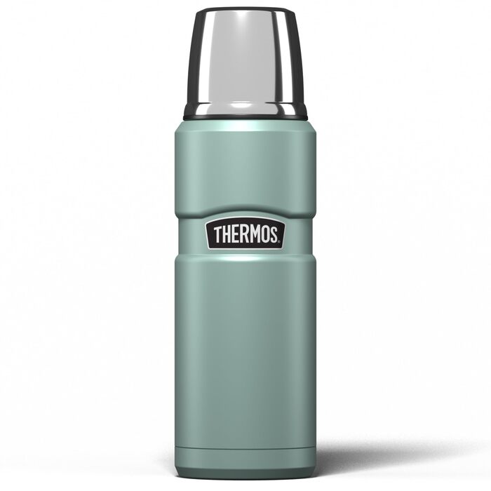 Термос Thermos Stainless King універсальна ізоляційна пляшка для напоїв, 470 мл, колір Duck Egg