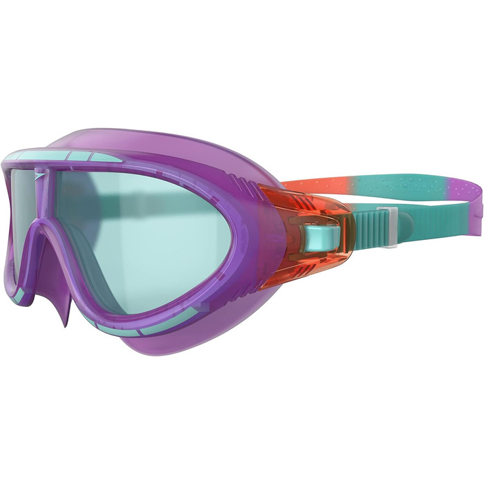 Дитячі плавальні окуляри Speedo Biofuse Rift, унісекс, розмір універсальний, кольори Orchid/Soft Coral/Peppermint