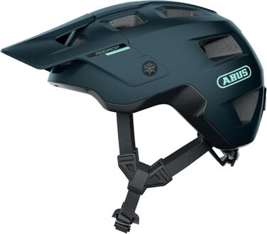Велосипедний шолом ABUS MoDrop MTB, міцний, з вентиляцією, унісекс, розмір M (54-58 см), синій
