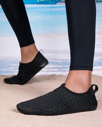 Водні шкарпетки для плавання та відпочинку на пляжі, чорного кольору, розмір 46 EU