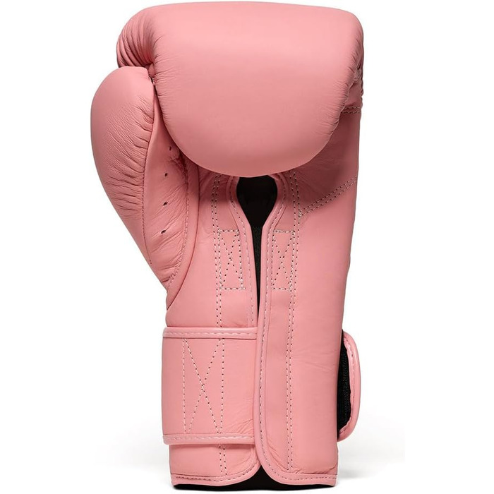 Боксерські рукавички Flow Challenge з натуральної шкіри для спарингу та тренувань (Муай Тай, кікбоксинг, ММА, бойові мистецтва), чоловічі та жіночі, рожеві, 10 oz