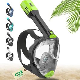 Khroom Seaview Pro – повнолицева маска для снорклінгу для дорослих, безпечна від CO2, представлена у 'Холостяку', найкраща маска для плавання під водою