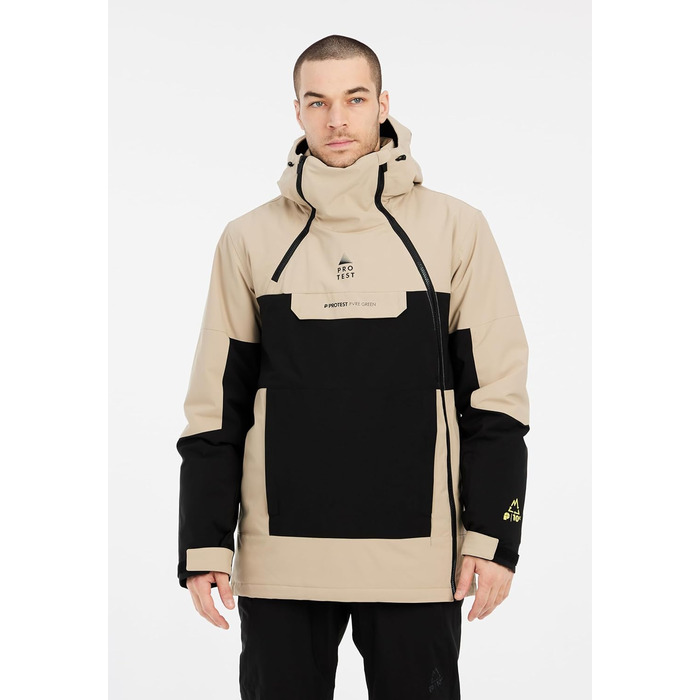 Чоловіча гірськолижна куртка Protest PRTDAZZE (XL, Bamboo Beige) - водонепроникна, дихаюча
