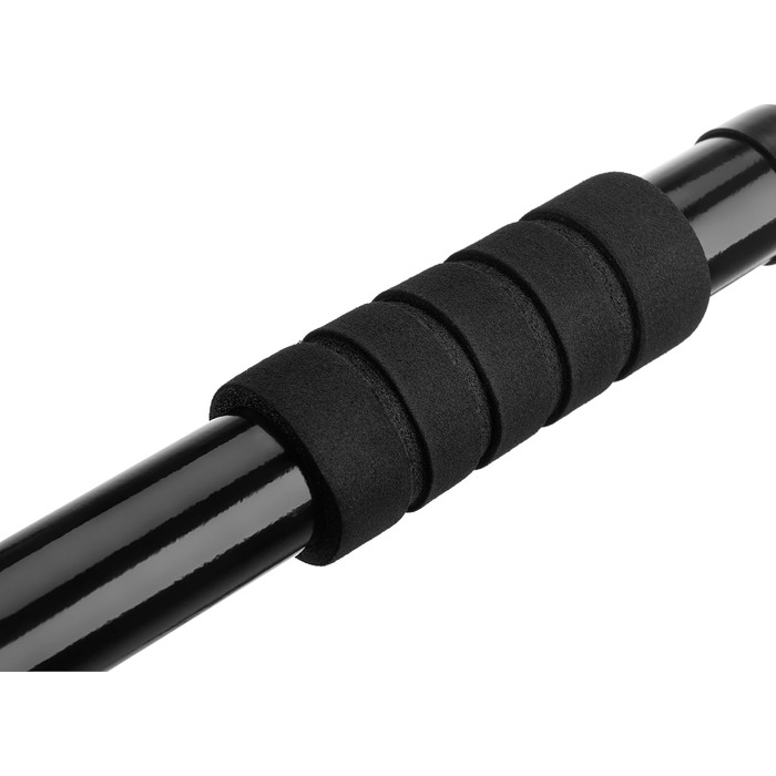 Кімнатна турнік Gymtek для дверних прорізів 63-100 см - для домашнього фітнесу та силових тренувань (чорний)