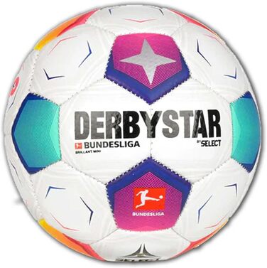 М'яч для футболу Derbystar Bundesliga Brillant Mini (багато кольорів)