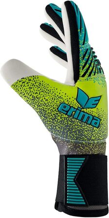Воротарські рукавички Erima Flex Rd Robusto 8.5 petrol/lime/чорні