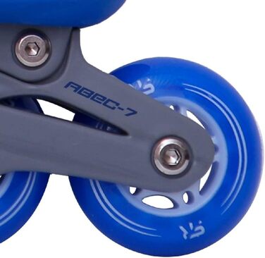 Дитячі ролики Street Rider Inlineskates, регульовані 31-34, зелено-блакитні, Alurahmen, ABEC 7