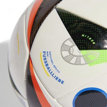 М'яч міні футбольний adidas Euro24, біло-чорний, універсальний розмір