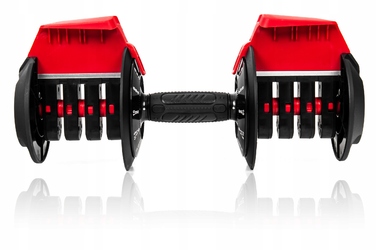 Регульовані гумовані гантелі Sapphire, 1 x 24 кг