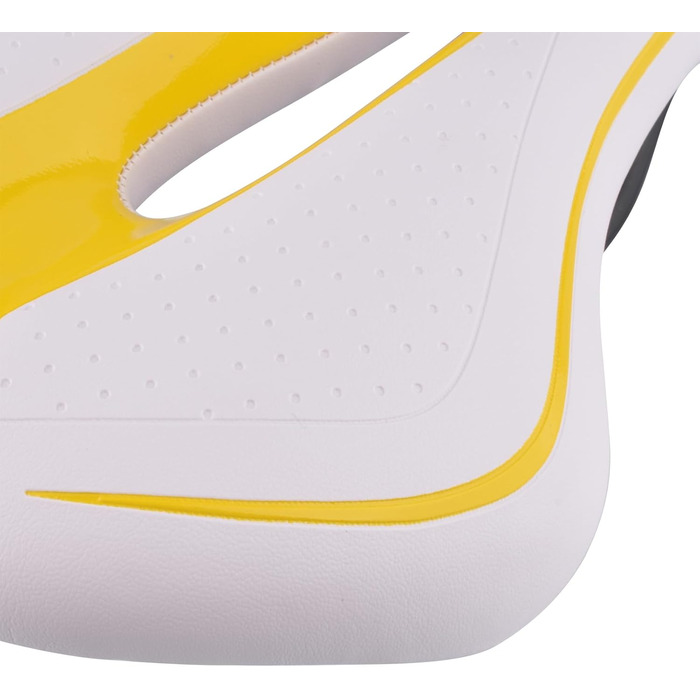 Сідло для гірського велосипеда Robuster, біло-жовте