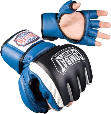 Боксерські рукавички для ММА Combat Sports, сині, розмір L