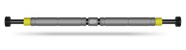Турнік розсувний Hop-Sport HS-M050DP сіро-жовтий