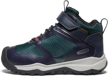 KEEN Wandero Mid - Водонепроникні дитячі черевики для туризму, Sky Captain Sea Moss, 35 EU