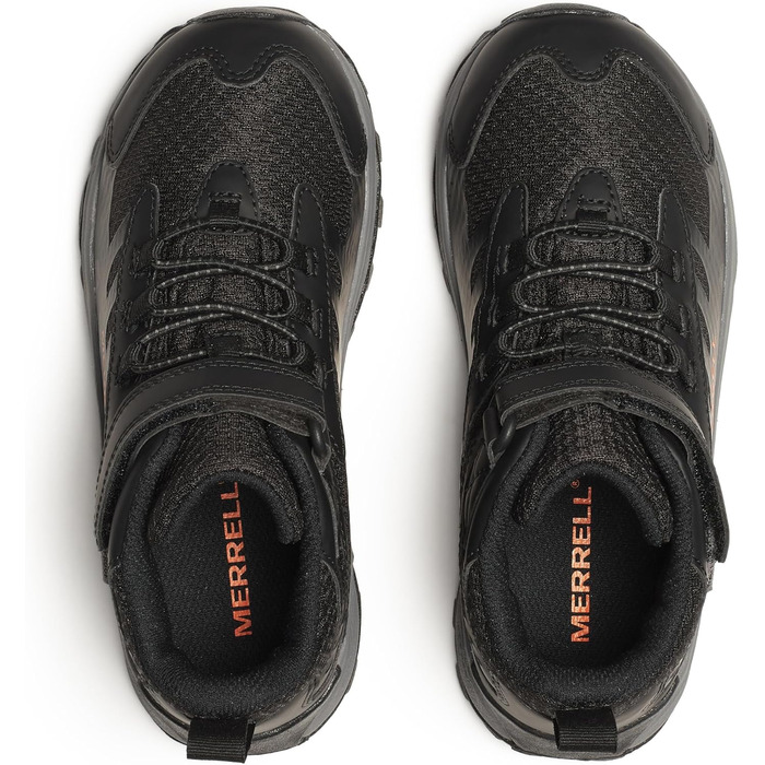 Черевики Merrell Moab Speed 2 Mid - Водонепроникні, для дітей, чорно-помаранчеві