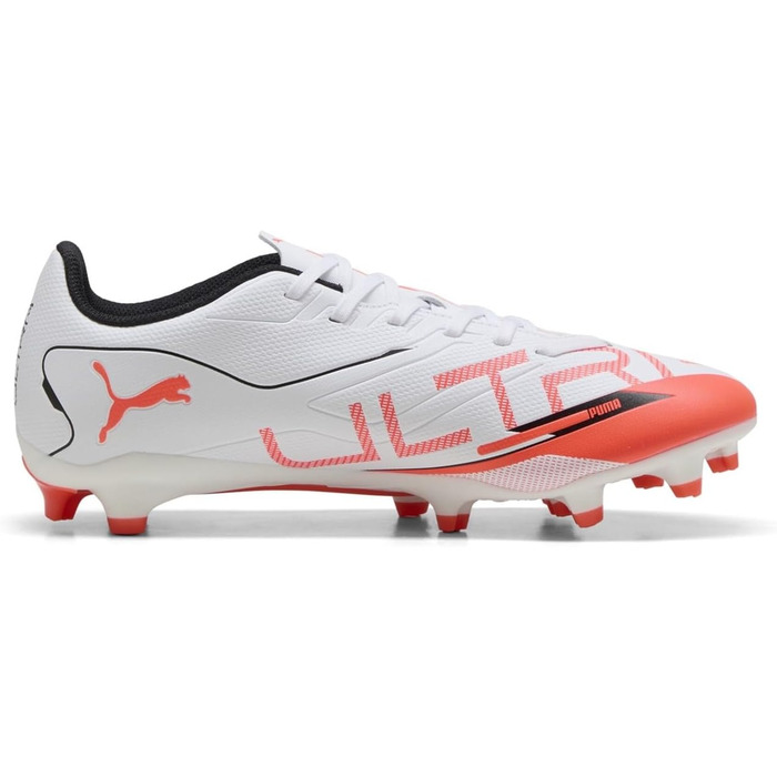 Жіночі футбольні бутси PUMA Ultra 5 Play FG/AG, 39 EU, білий/чорний/червоний