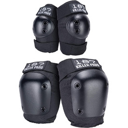 Комплект захисної екіпіровки Killer Pads S/M, чорний