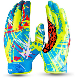 Футбольні рукавички Playeur Cheetah 4.0 для юних гравців, Advance GripPro, Neon Yellow