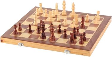 Шахова касета Natural Games 40x20x6 см, дерев'яна дошка для гри в шахи
