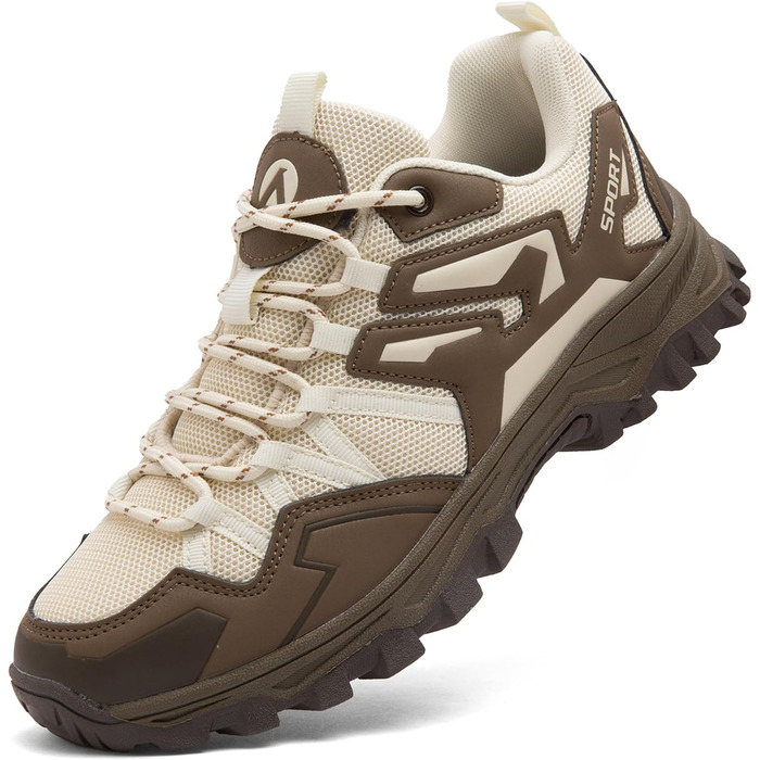 Чоловічі трекінгові черевики для хайкінгу та кемпінгу, 44 EU, бежево-коричневі