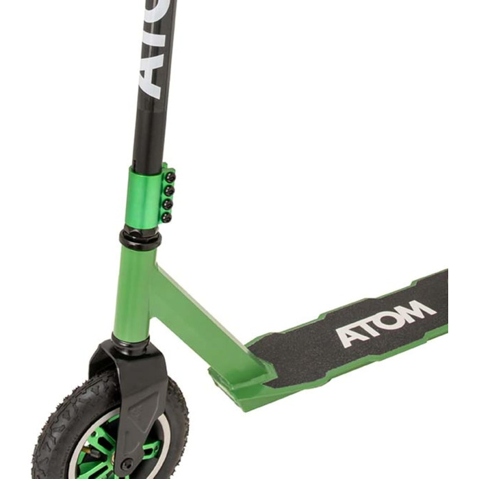 Двоколісний трюковий самокат ATOM Dirt Rider Roller для бездоріжжя, максимальне навантаження 100 кг, для дорослих і підлітків від 6 років