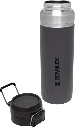 Термос-бутилка Stanley Quick Flip з нержавіючої сталі, 7+ годин холодна, BPA-free, герметична, для води, посудомийна, з кришкою-заскочкою