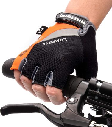 Рукавички велосипедні Meteor Radhandschuhe MTB Gel GX31 Green для чоловіків, жінок та дітей. Велосипедні рукавички для гірського велосипеда, катання, даунхілу та хайкінгу.