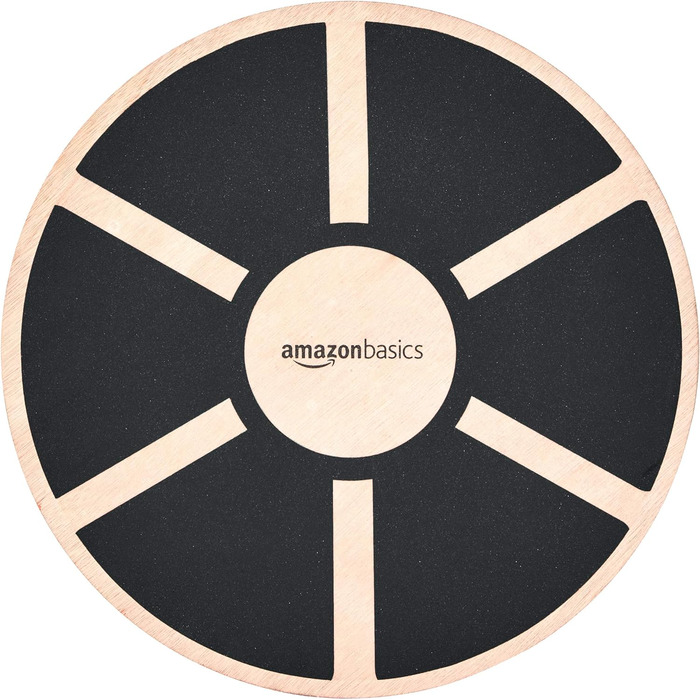 Балансувальна дошка Amazon Basics з дерева, чорна