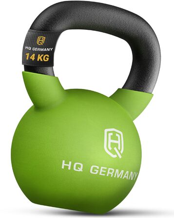 Гантель з неопрену HQ Germany® Vollguss 2-32 кг | Набір для початківців | Точність ±2,0% (14 кг)