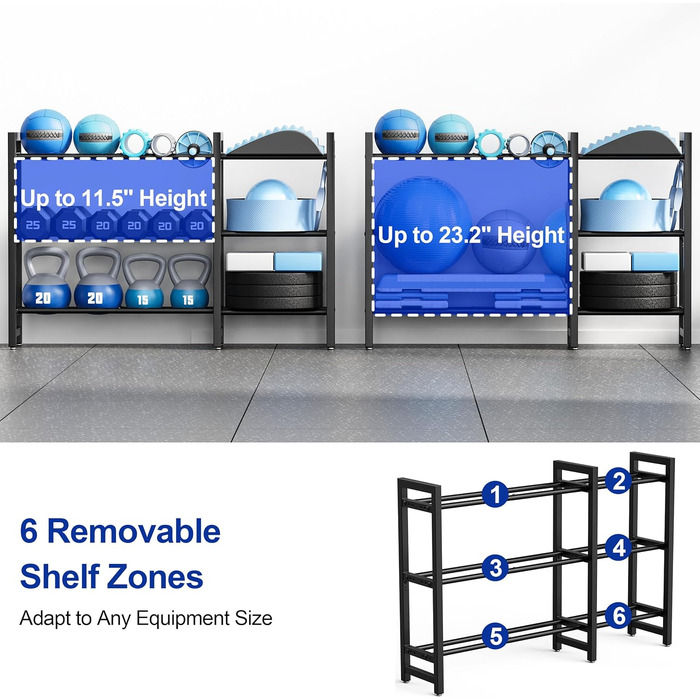 Регульований трирівневий стійка для гантелей 127 см. Стійка для коротких гантелей, 3 рівні, полиця для гантелей (без гантелей)