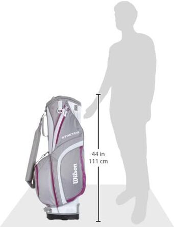 Жіночий комплект для гольфу Wilson Stretch, 9 клюшок з сумкою-візком