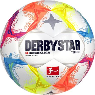 Футбольний м'яч Derbystar Bundesliga Brillant Replica v22, розмір 4, мультиколор