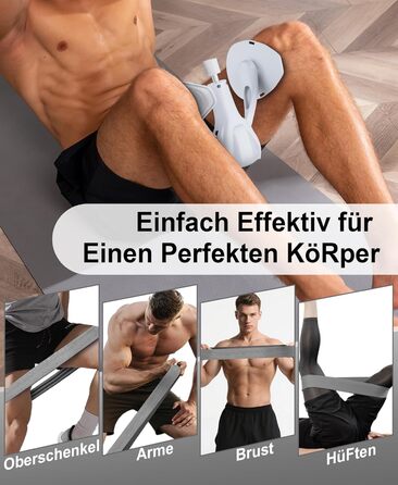 Тренування стегон та тазу: тренажер для жінок та чоловіків для дому, сірий