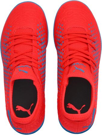 Дитячі футбольні кросівки PUMA Future 19.4 Jr для залу, 38.5 EU, червоний/синій