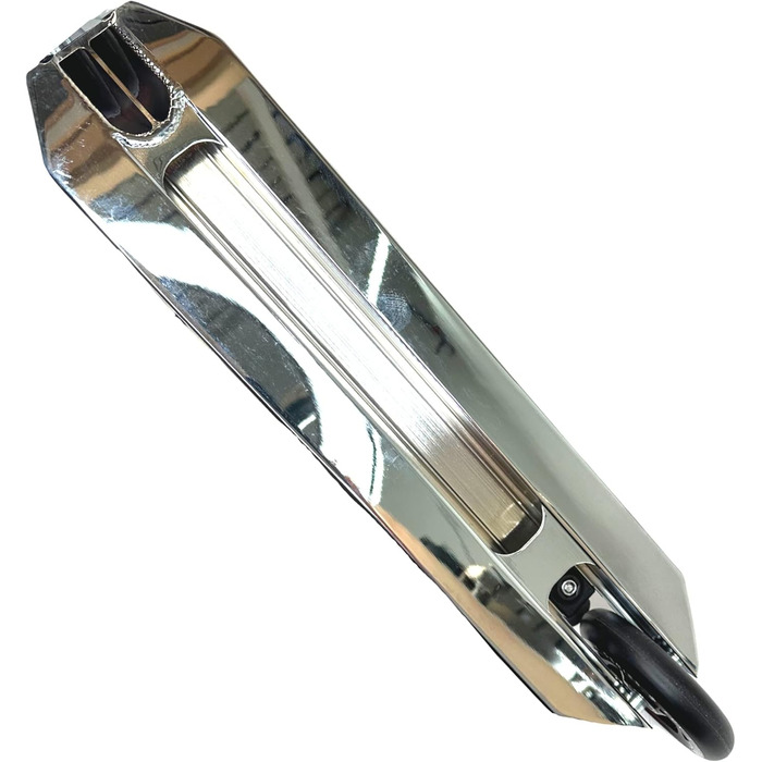 Трюковий самокат Striker Lux для дітей та дорослих, легкий, ABEC 9, для парку, 75,5 см, чорний/неохром