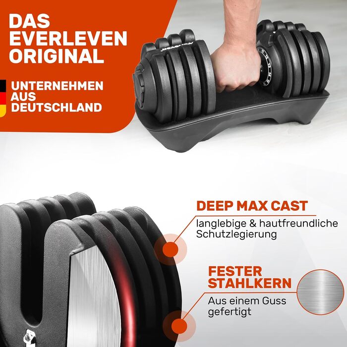 Регульовані гантелі набір | 12-40 кг | 15 положень | для дому | FIX LOCK