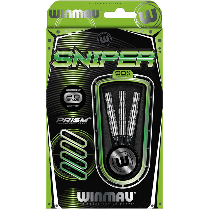 Дротики для дартсу WINMAU Sniper, нейлон, 20 г