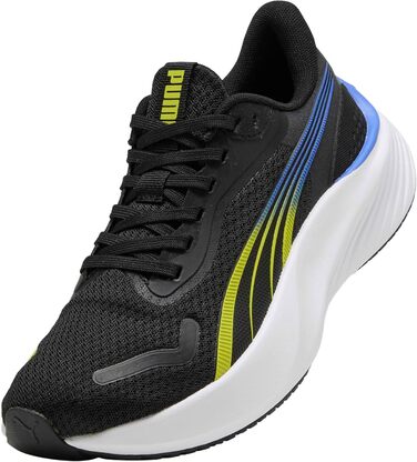 Дитячі кросівки PUMA Pounce Lite Jr - чорний, лаймовий, роял сапфір