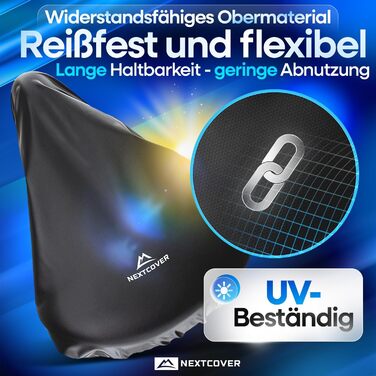 Водонепроникний чохол на сидіння велосипеда Nextcover® 2 шт. I Захист від дощу I Чорний