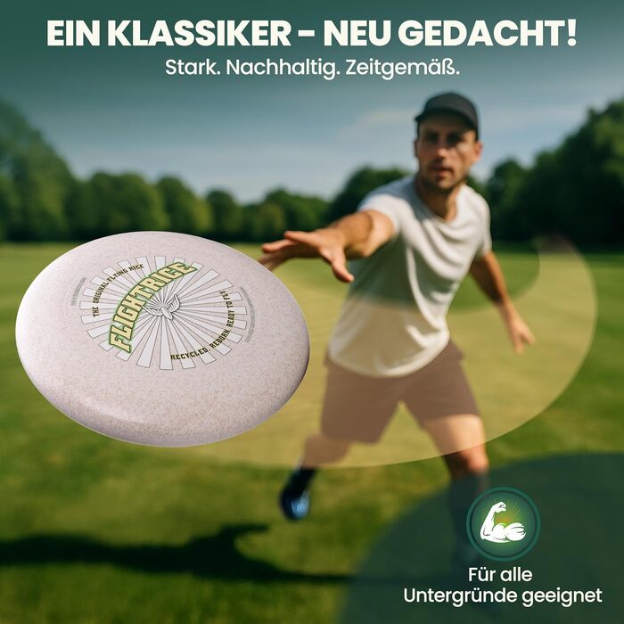 Фрісбі 175г Profi – професійний літаючий диск для дітей та дорослих, пляжний фрісбі-кільце, Ultimate Flying Disc (Rice)