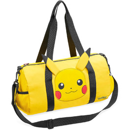 Дитяча спортивна сумка Pokemon Pikachu з 3D-вушками, дорожня сумка для хлопчиків і дівчаток, жовта, через плече, для басейну та спорту