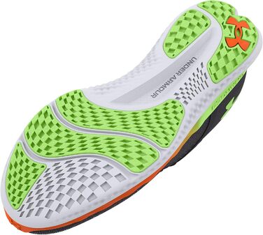 Чоловічі бігові кросівки Under Armour Charged Breeze, 42 EU, сірий Jet Gray/ Quirky Lime