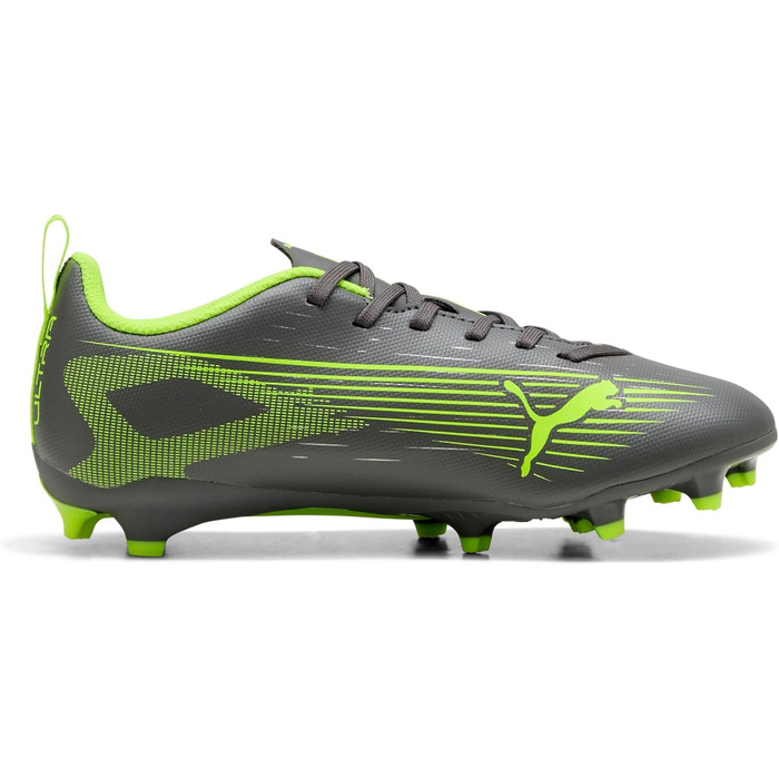 Дитячі футбольні бутси PUMA Ultra 5 Play FG/AG Jr - срібно-жовтий колір, розмір 36 EU