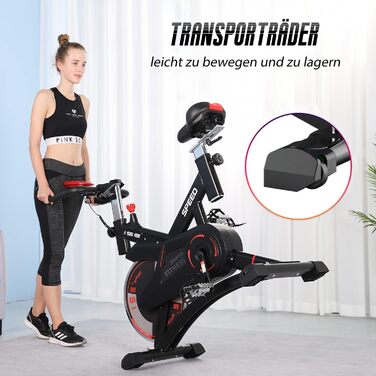 Велотренажер ISE Ergometer для дому, програмований, дисплей, пульсомір, підлокітники
