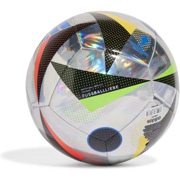Футбольний м'яч adidas Fussballliebe TRN Foil для тренувань, EM 2024