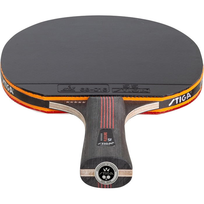 Набір для настільного тенісу STIGA Flexure V2: 5-зіркове дерево, ITTF, STAR5, ергономічна ручка, для атакуючих гравців