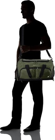 Спортивна сумка FocusGear Ultimate Gym Bag 2.0, водостійка, 10 відділень, середня, зелена, 29,8×26,7×50,8 см