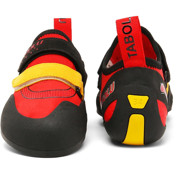 Дитячі скелелазні туфлі для початківців Indoor Boulderschuhe, легкі, червоно-рожеві (33 EU)