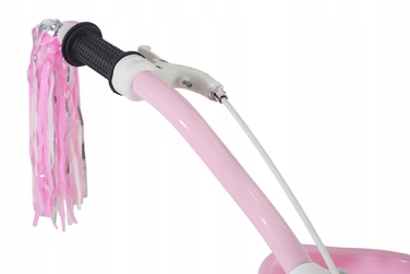 Дитячий велосипед 16 дюймів для дівчинки з ручкою-штовхачем, бічними колесами та кошиком Kimet